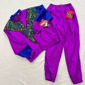 NWT VTG Active Studio 2 piece Tracksuit Women large med